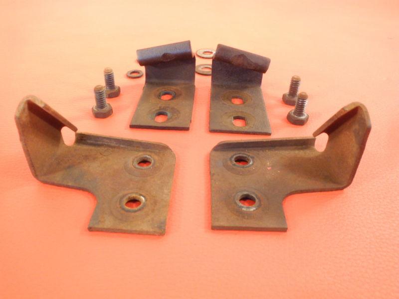 Purchase 1937 1938 Chevy truck Hood latch hold down brackets Grille