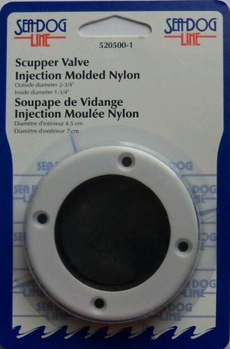 Scupper valve injection molded nylon  o.d. 2 3/4 - i.d. 1 3/4  seadog   520500-1
