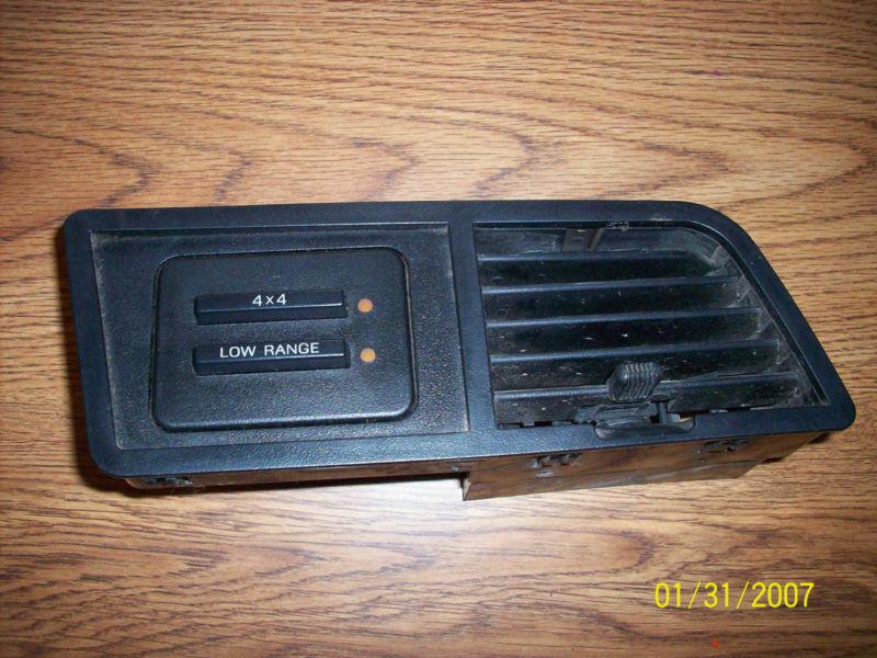 Purchase 1994 FORD EXPLORER 4X4 FOUR WHEEL DRIVE LOW RANGE CONTROL SWITCH WITH VENT in David