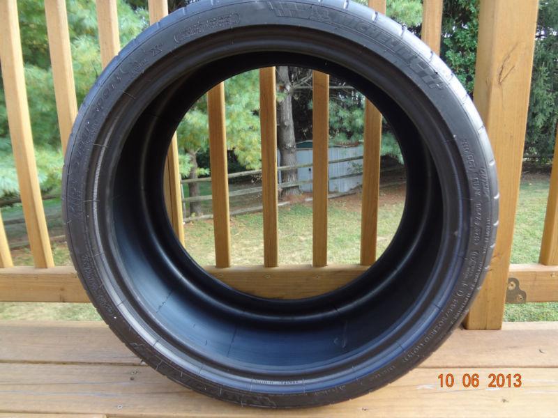 Single 295/30/20 michelin pilot super sport 295 30 zr20 used tire 6-7/32nds