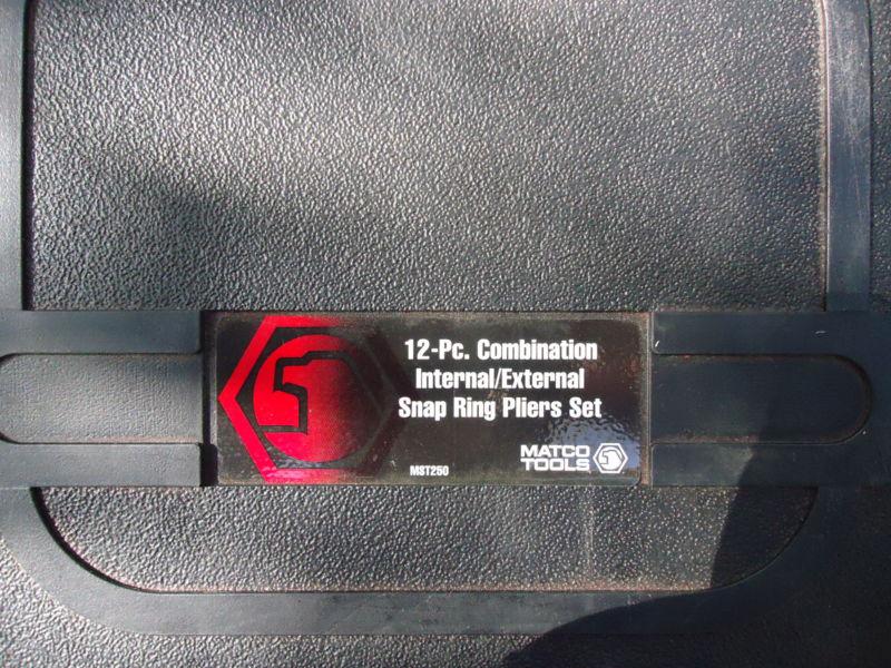 MATCO TOOLS MST250 12 PIECE SNAP RING PLIER SET MADE IN U.S.A., US $125.00, image 5