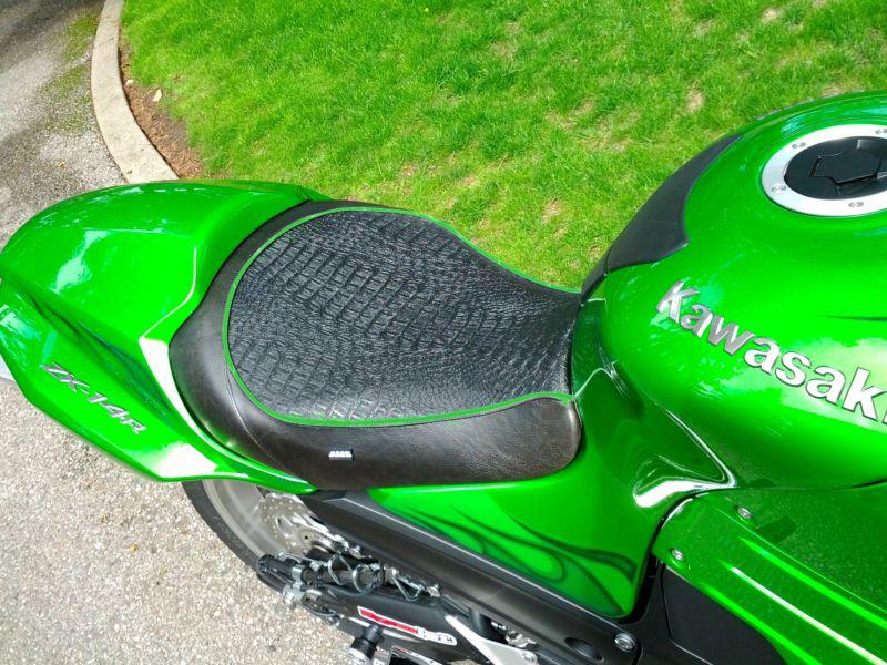 Purchase 2012, 2013 EXOTIC ZX14 ZX14 CUSTOM SEAT COVER!! OSTRICH OR