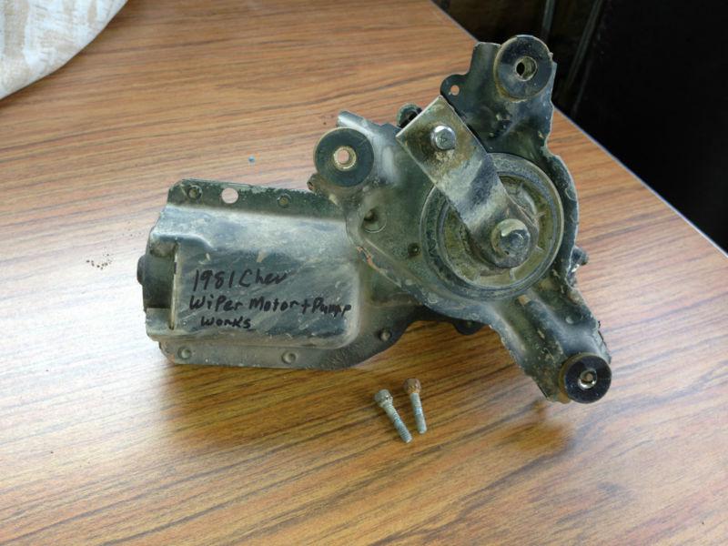 Purchase Wiper motor plus pump in Monroe, Utah, US, for US 12.99