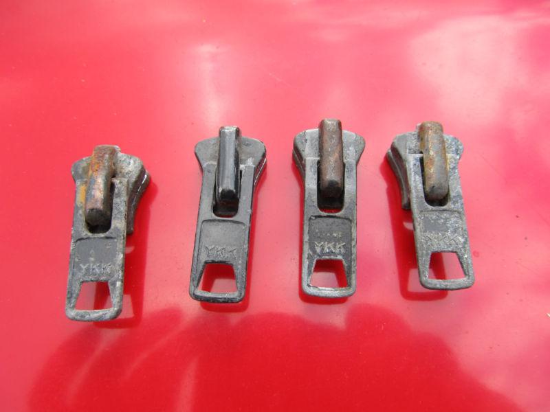 Jeep yj wrangler four zippers for soft top windows  oem