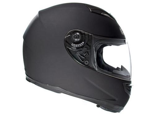 Dot full face dual visor helmet snowmobile atv / utv helmet matte flat black -s