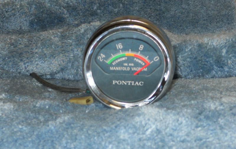 62 63 64 65 66 67  gto grand prix bonneville 2+2 catalina vacuum gauge old car