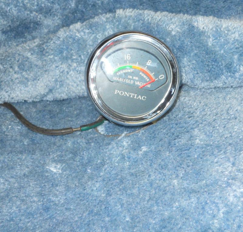 62 63 64 65 66 67 GTO GRAND PRIX BONNEVILLE 2+2 CATALINA VACUUM GAUGE Old Car, US $25.99, image 5