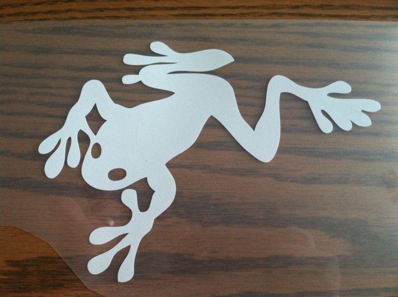 Frog vinyl decal sticker car truck laptop tablet reptile lizard snake