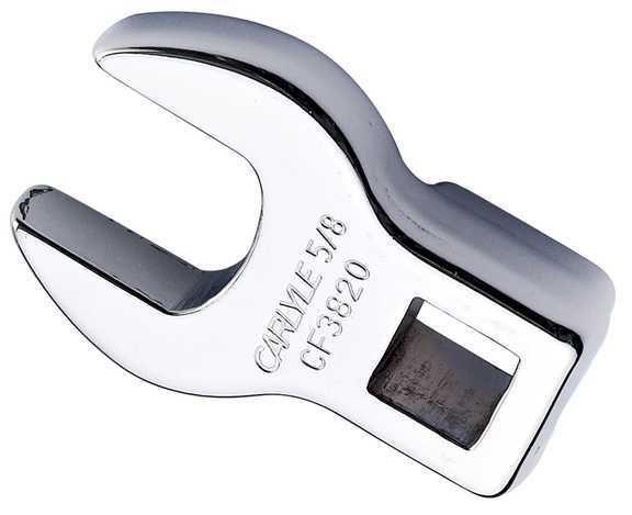 Carlyle hand tools cht cf3820 - wrench, crow's foot; 5/8""; polished chrome