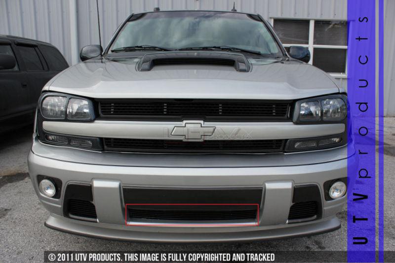 2002 - 2005 chevy trailblazer bumper billet grille 1pc black lt ls ss 02 03 04 