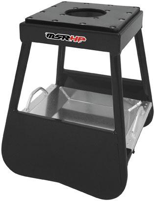 New msr podium-2 motocross/dirtbike stand aluminum, black, 17" tall