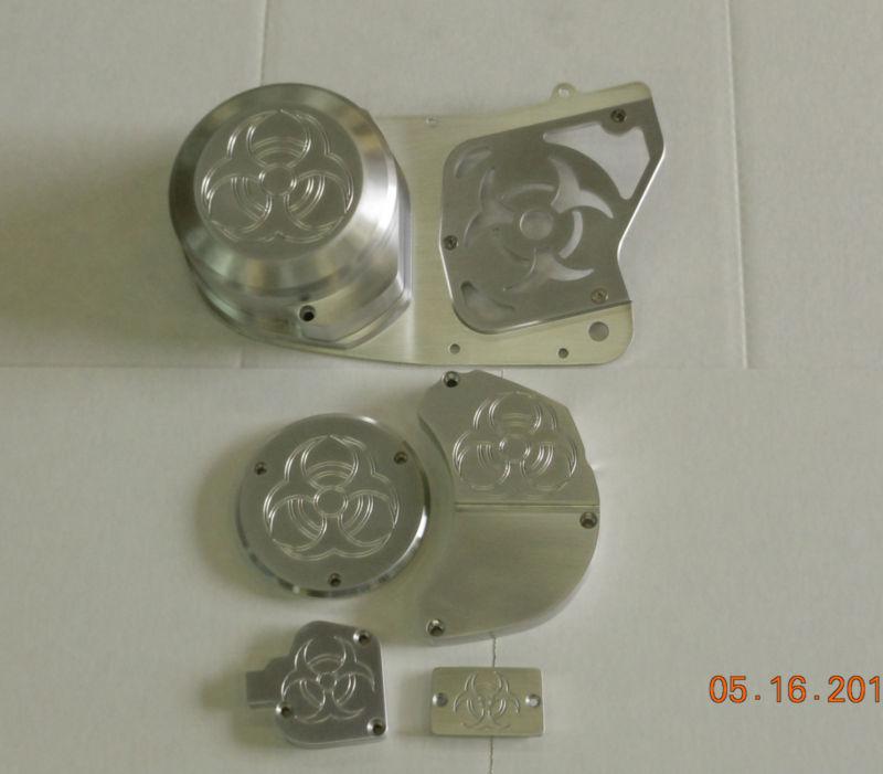 LIGHT WEIGHT BANSHEE STATOR COVER, CLUTCH COVER INSERT, WATER PUMP COVER - BIO, US $210.00, image 2
