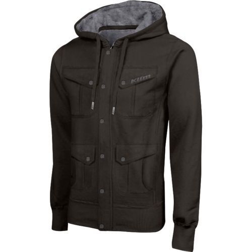 Klim men&#039;s military black hoodie hoody sweatshirt- large -  new