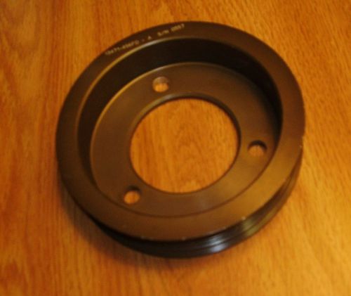 Sbc cv products crankshaft pulley 5&#034; od serpentine nascar late model drag racing