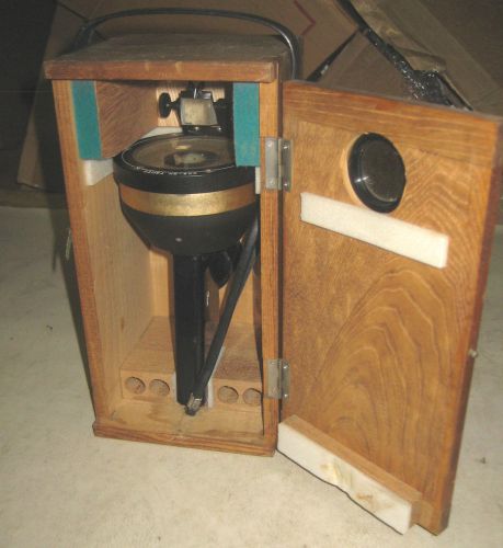 Vintage analog gold special hand bearing compass hb-65g saura tokyo japan