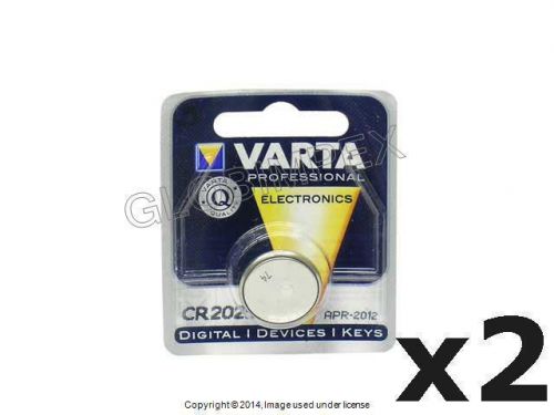 Mercedes key battery cr2025 set of 2 varta +1 year warranty