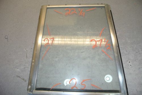 Bayliner front right windshield window for 1991 capri 18 ft 22.25 x 25 x 27 x 27