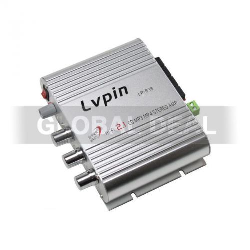 Lp-838 3 channel mini mosfet power stereo amplifier super bass subwoofer
