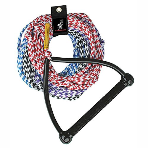 Airhead 4 section water ski rope white/black (ahsr-4)