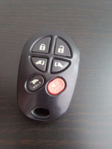 06 - 12 toyota sienna keyless entry remote gq43vt20t