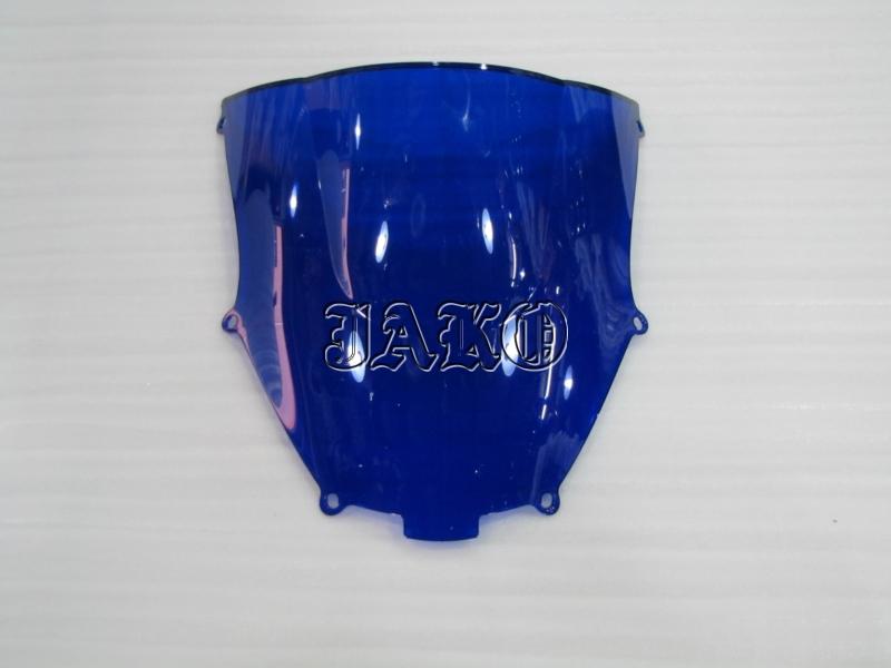 Windshield blue screen racing windscreen for kawasaki zx-9r 2000-2001