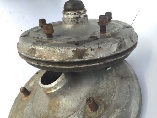 356 porsche front brake drums original 356 a drums pair cleaning out 356 parts