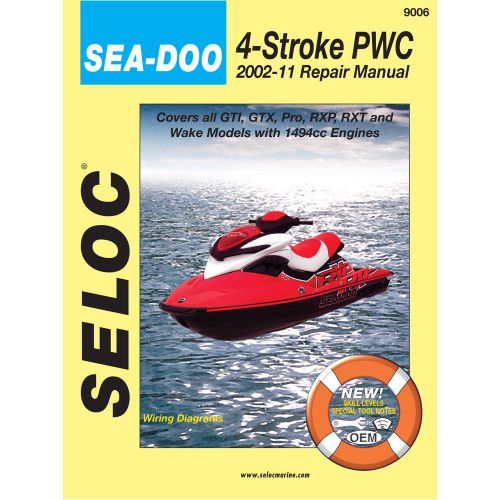 Seloc service manual sea-doo bombardier 4-stroke engines - 2002-2010 -9006