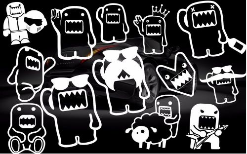 Domo kun sticker jdm decal car window truck auto bumper laptop wall cars 18 typ