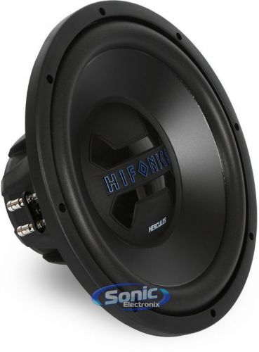 Hifonics hwx12d4 700w 12" dual 4 ohm hercules series car subwoofer car audio sub
