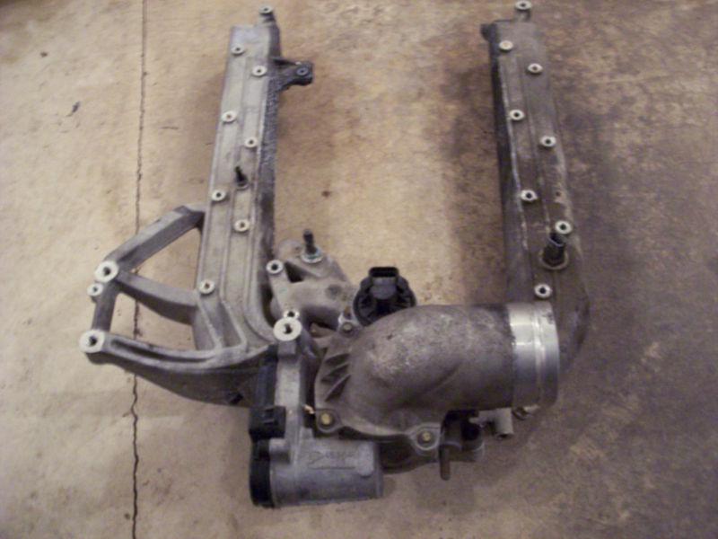 Ford 6.0l diesel intake manifold w/ throttle body  f250 f350 super 03 04 05 06 