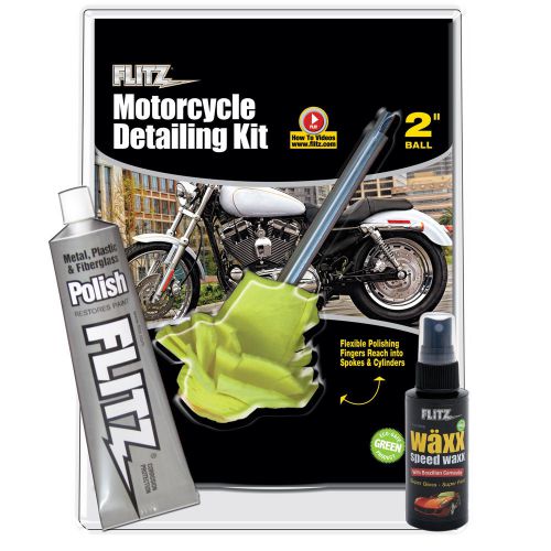 Flitz motorcycle detailing kit -cy 61501