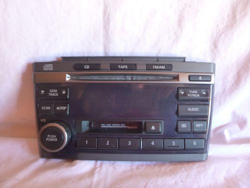 02-03 nissan maxima radio cd cassette face plate control panel pn-2431d fp11904