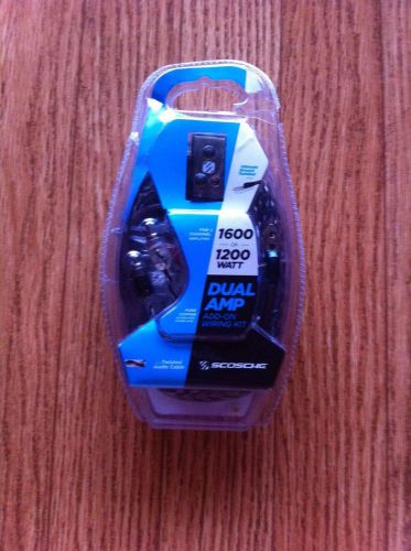 Scosche dual amp add-on wiring kit # kdadc 2 channel 1600 or 1200 watt