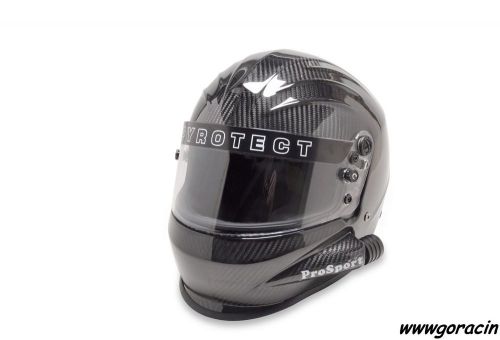 Sa2015 pyrotect pro sport duckbill side air carbon fiber helmet ,hans ready