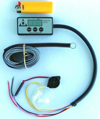 Overheating alarm to suit landcruiser 60 80 100 - single sensor- compact display