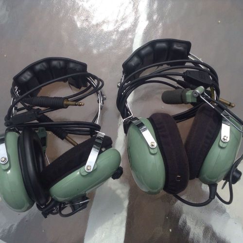 David clark h10-40 headsets (x2)