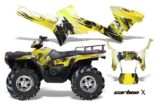 Amr racing graphic kit polaris sportsman 800/500 ho decal sticker parts 05-10 cy