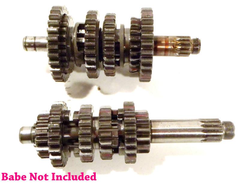 Transmission 96 yamaha yz125 main & drive axle shafts gears trans oem yz 125