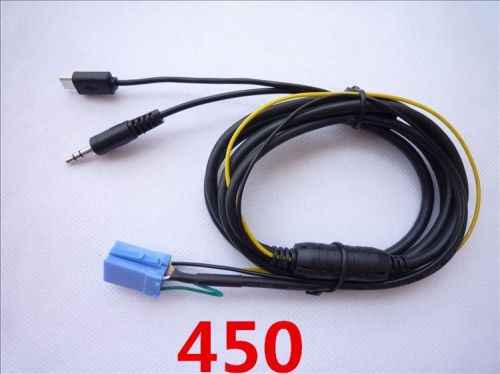 Aux adapter android samsung htc lg sharp charger for smart 450  two kabel