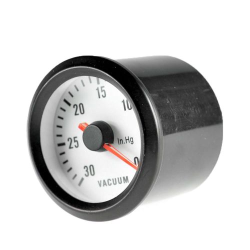 New car motor 2&#034; 52mm 30-10 in.hg turbo vacuum pointer gauge meter #7050