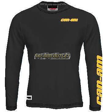 Can-am men's long sleeve kappa tee - black