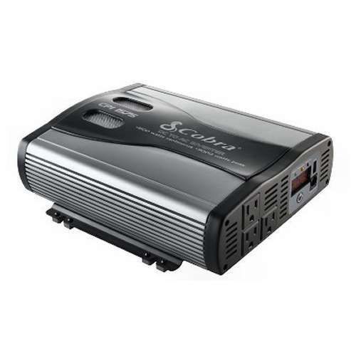 Cobra 1500 - 3000 watts dc to ac car power inverter w/ 3 outlets &amp; usb | cpi1575