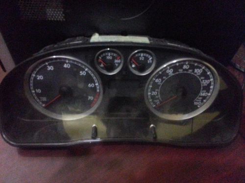 Volkswagen passat speedometer (cluster), 160 mph, w/plant code vin p (11th dig