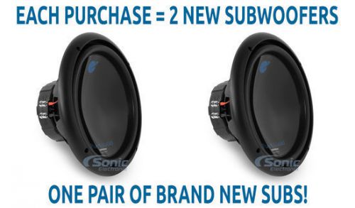 2) planet audio ac12d 900w rms 12" anarchy series dual 4 ohm car subwoofers