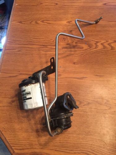 Fuel pump mercruiser v8 305 350 with both fuel lines and filter assy.for weber