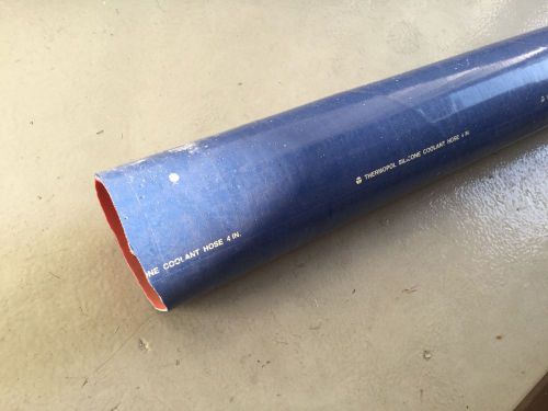 6' feet of silicone hose. 4" wide