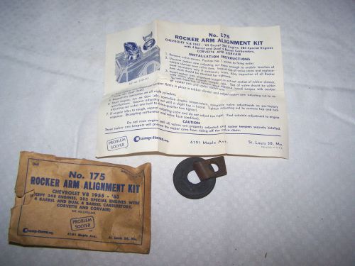 Champ no. 175 rocker arm alignment kit chevrolet v8, 1955-63  nos