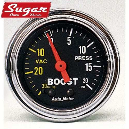 Purchase Auto Meter 2401 Traditional Chrome Mechanical Boost/Vacuum