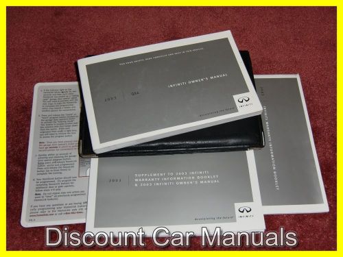 ★★ 2003 infiniti qx4 owners manual portfolio l@@k 03!! ★★