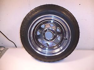 Chrome trailer wheel goodyear hi-lander tire 20-selbo 4.00 x 12 jh